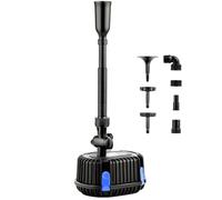 YAOBLUESEA Pompe de fontaine Pompe de jardin Pompe de bassin pour cours d'eau, cascades, fontaines 20 Watt 1000L/H CHP-1000