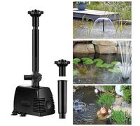YAOBLUESEA Pompe Pour Fontaine Exterieur Pompe à Bassin Pompe Fontaine Exterieure de Jardin étang Pompe étang Pompe de Bassin 800L/H 16W Pompe pour Fontaine a eau Pompe pour Bassin