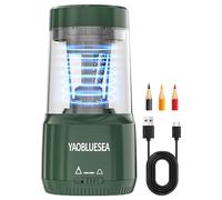 YAOBLUESEA Taille-crayon Électrique USB, Taille Crayon Automatique avec Réservoir Grande Taille, Taille Crayon Professionnel Mains Libres Rechargeable pour 6 à 8 mm (Vert)