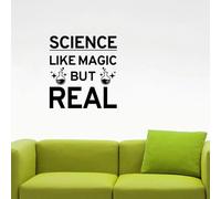 YAODANGM La science, c'est comme de la magie, mais c'est bien réel. (Stickers muraux d'introduction, recherche sur l'apprentissage de la chimie, art inspirant, décoration de salle de classe)