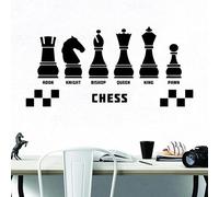 YAODANGM Stickers muraux jeux de cartes et de société, décoration portable pour la maison, jeux de réflexion pour clubs, stickers muraux en vinyle pour chambre d'ado