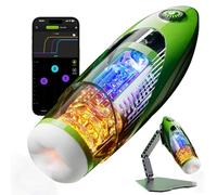 YAODFYL Masturbeuse Homme Sex Toys, Masturbateurs Masculins Mains Libres avec 9 Poussées Et 9 Modes De Vibration, Masturbateur Homme Automatique Vaginette Réaliste Sextoyse