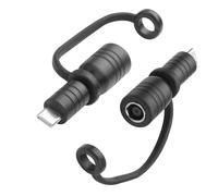 YAODHAOD Adaptateur DC7909 vers USB-C PD 100 W 2 pièces, puce intégrée DC7909 femelle vers type C pour Jackery 100Plus, 240Plus, 300Plus Panneau solaire RV Station d'alimentation portable