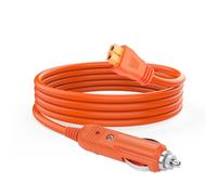 YAODHAOD Allume-cigare vers XT60 DC 12V/24V 14AWG 2M, XT60 Chargeur de voiture KFZ Câble de charge Chargeur de voiture pour Jackery Bluetti Anker GRECELL Panneau solaire camping-car Générateur solaire