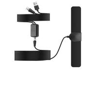 YAODHAOD Antenne HDTV intérieure et extérieure - 200 miles - DVB-T/T2/ATSC/ISDB-T - Avec 4K Ultra HD - Antenne numérique avec amplificateur
