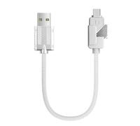 YAODHAOD Bouton poussoir d'éjection pour tirer les câbles de données, USB | Éjection automatique par bouton poussoir, fiche en alliage + fil à tricoter haute densité, charge rapide 100 W