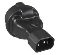 YAODHAOD C14 Auf Schuko Adaptateur électrique pour appareils froids, Adaptateur CEE pour appareils froids Verlängerung für USV