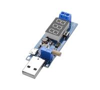 YAODHAOD Convertisseur DC-DC 3,3 V 9 V 12 V 24 V USB réglable Buck Boost Module convertisseur pour bandes lumineuses LED et lampes solaires, écran lumineux rouge