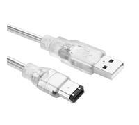 YAODHAOD Firewire IEEE 1394 9pin à 9pin câble pour ordinateur à caméra caméra (USB A Male to 6 Pin)