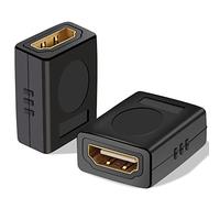 YAODHAOD HDMI 2.0 Adaptateur d'attelage HDMI Femelle à Femelle, 2 PCS 4K@60Hz 1080p extenseur HDMI, Support 3D 4K Arc Ethernet, Compatible avec HDTV Roku Switch Xbox One Playstation PS4 Notebook