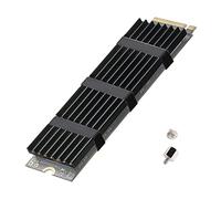 YAODHAOD M.2 Dissipateur thermique NVME 2280 SSD Dissipateur thermique double face avec coussinet en silicone thermique pour PS5 PCIE NVME M.2 SSD ou NGFF SATA M.2 SSD ordinateur et PC