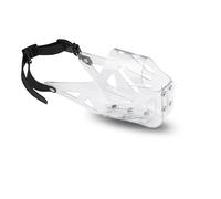 YAODHAOD Muselière pour chien en PVC transparent pour grands chiens, les chiens peuvent haleter, manger et boire, empêche les morsures et les fouilles d'animaux sauvages, confortable, respirante (M)