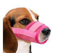 YAODHAOD Muselières pour Chiens, Réglage Rapide de la Muselière, Museliere Anti-Aboiements et Anti-Morsures(M, Rose)