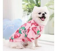 YAODHAOD Robe chaude et confortable pour chien, taille XL, rose