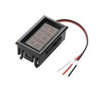 YAODHAOD Voltmètre numérique CC 3-30 V, affichage LED à 3 chiffres (rouge) | Protection contre l'inversion de polarité - Testeur de tension pour voiture/moto/camion/bateau