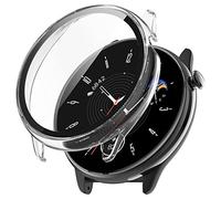 YAODLE Coque pour Amazfit GTR Mini 43 mm Coque de Protection PC Ultra Mince HD Verre Trempé Résistant aux Rayures 360° Protecteur d'écran Complet (Transparent)