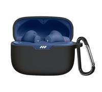 YAODLE Étui de protection compatible avec JBL Tune 230 NC TWS - Résistant aux chocs - Avec mousqueton - Anti-traces de doigts et anti-abrasion (noir)