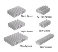 YAOGUI 1. Organisateurs De Cordons Peignes Fil PVC Flexibles pour Les Lignes À Manches 1 8-2 5 Mm 34pcs PC Gestionnaire Lignes Ligne Fil pour Le Boîtier PC