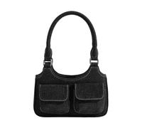 YAOGUI 2023 Sac à aisselles en toile simple et tendance - Grande capacité - Polyvalent - Pour fille - Sac fourre-tout décontracté