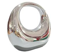 YAOGUI 2023 Sac fourre-tout en acrylique de grande capacité, sac à main de luxe, couleur unie, sac tendance pour fille et femme, polyvalent, téléphone en acrylique dur, Argenté., One Size