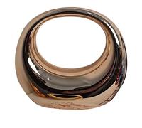 YAOGUI 2023 Sac fourre-tout en acrylique de grande capacité, sac à main de luxe, couleur unie, sac tendance pour fille et femme, polyvalent, téléphone en acrylique dur, Couleur or clair, One Size