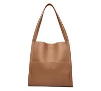 YAOGUI 2023 Sacs à bandoulière polyvalents pour fille et femme, sac fourre-tout de grande capacité, couleur unie, sac à main décontracté, sac à main élégant pour femme, kaki, One Size
