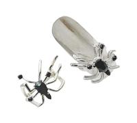 YAOGUI Anneaux gothiques réglables tendance araignées ouverture cuivre texture doigt mode pour les fêtes de mariage bagues gothiques, taille unique, Comme décrit, Comme décrit.