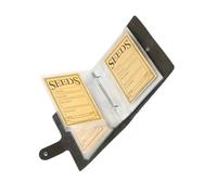 YAOGUI Boîte de rangement pour semis avec 50 enveloppes en papier à fermeture automatique et inserts transparents pour un rangement sécurisé des accessoires de jardinage