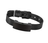 YAOGUI Bracelet urne funéraire en acier inoxydable pour cendres de chien, bijoux commémoratifs pour cendres, bijoux élégants en cuir pour deuil