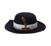 YAOGUI Chapeau Fedora vintage pour femme et homme avec chapeau panama casquette magicien feutre de laine Cosplay Costume de fête Déguisement Fedora unisexe