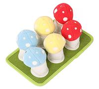 YAOGUI Couverture de travail du nez en forme de champignon amovible pour stimuler l'esprit et stimuler la nourriture, jeux de puzzle avec soulagement du stress, alimentation lente, tapis de dressage