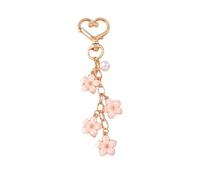 YAOGUI Creative Metal Floral Floral Blossom And Pearls Handbag Ornema Purse Decors Sacs Pendants Charm Pour Les Déplacements Ou Le Shopping Élégant Pendant