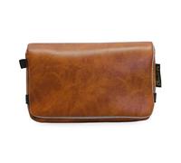 YAOGUI Étui de rangement pour appareil photo numérique ZV 1F Series Vlog avec espace supplémentaire pour accessoires, Sac marron