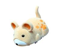 YAOGUI Jouet robotique en peluche pour chat - Mouvement automatique du stress et de l'ennui - Pour utilisation sur table de sol - Jouet réaliste pour hamster mobile