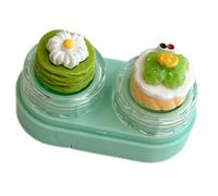 YAOGUI Kit de lentilles de cupcake avec outils de port et porte-lentilles pour les modes de vie occupés et les changements rapides de lentilles, Vert