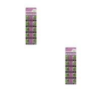 YAOGUI Lot de 10 piles alcalines AG9 1,55 V LR936 394 SR936SW 194 V394 pour télécommande