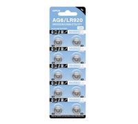 YAOGUI Lot de 10 piles bouton AG6 SR920SW SR69 SR921 LR920SW 280-31 V371 D371 605 S921E GP371 CX921 SG6 LR921 Convient pour montre