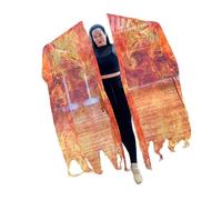 YAOGUI Lot de 2 drapeaux de danse de louange avec tige évolutive pour accessoires durables