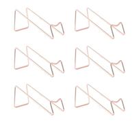 YAOGUI Lot de 6 présentoirs modernes en fer pour bouteilles de vin