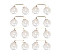 YAOGUI Lot de 8 épingles à vêtements en perles artificielles pour pantalon ou châle