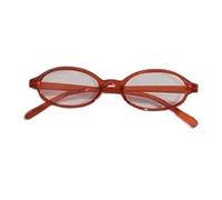 YAOGUI Lunettes à monture ovale vintage pour filles - Verres colorés - Petite monture - Pour le carnaval - Pour adolescents - Petit pour femme - Visage extérieur, b