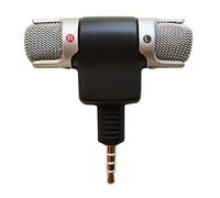 YAOGUI Microphone stéréo 3,5 mm pour studio, entretiens, smartphone, ordinateur, studio, téléphone