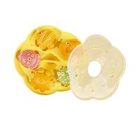 YAOGUI Moule à gâteau de riz en silicone en forme d'animaux marins pour la cuisson à la vapeur pour bébés