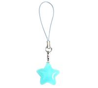 YAOGUI Pendentifs colorés en alliage en forme d'étoile à cinq branches pour la fabrication de bijoux, porte-clés, pompons, colliers, porte-clés coloré en forme d'étoile à cinq branches