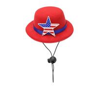YAOGUI Petit chapeau haut-de-forme avec pince à cheveux sur le thème des jours de l'indépendance américaine, couvre-chef, accessoire de tête pour fête nationale