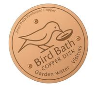 YAOGUI Plaque de cuivre de 0,6 mm d'épaisseur pour garder le bain d'oiseaux propre pendant 20 jours résistant aux intempéries Disque de traitement de l'eau avec purification naturelle automatique