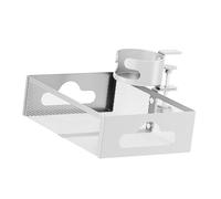 YAOGUI Plateau d'organisation de bureau monté adhésif pour conteneurs de boissons, cordon de rangement, accessoire de bureau, porte-tasse de bureau avec gestion des cordons