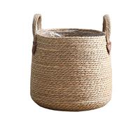 YAOGUI Pot de fleurs rond en pot pour décoration d'intérieur et d'extérieur, taille S