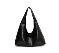 YAOGUI Sac à bandoulière créatif avec intérieur spacieux, sac à main souple sous les aisselles, sac à main tendance pour les femmes modernes de différents âges, sac de courses décontracté, Noir , One
