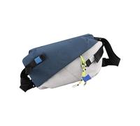 YAOGUI Sac à bandoulière tendance pour femme et homme - Sac à bandoulière multi-poches avec sangle réglable - Sac à bandoulière pour femme - Grande épaule - Pour shopping, Bleu et gris., One Size